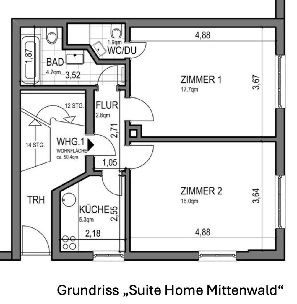 Suite Home 米滕瓦尔德 外观 照片